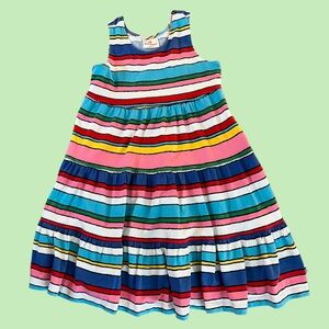 Hanna Andersson Blue Sleeveless Scoop Neck Sundress